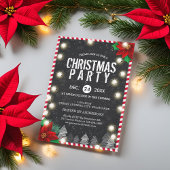 Kerst Koord Licht Zwart Wit Rood Kaart