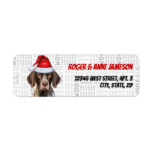 Kerst Korthaar Pointer Dog Return Adres