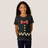 Kerst-kostuum Gingerbrood Fun-kerstfeest T-shirt (Voorkant volledig)