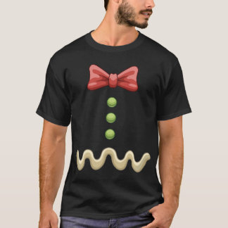 Kerst-kostuum Gingerbrood Fun-kerstfeest T-shirt