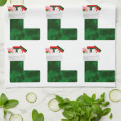 Kerst kous keukenhanddoeken (Gevouwen)