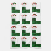 Kerst kous keukenhanddoeken (Verticaal)