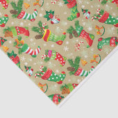 Kerst Kousen en Speelgoed Tissue Paper Tissuepapier (Detail)