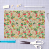 Kerst Kousen en Speelgoed Tissue Paper Tissuepapier (Craft)
