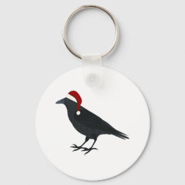 Kerst Kraai Sleutelhanger