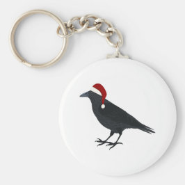 Kerst Kraai Sleutelhanger