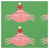 Kerst Krab Ambachtstof Stof (Close Up)
