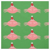 Kerst Krab Ambachtstof Stof (Swatch)