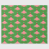 Kerst krab inpakpapier (Vlak)