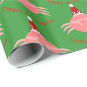 Kerst krab inpakpapier (Rol Hoek)