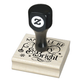 Kerst Krabbelalbum Stempel Merry & Bright