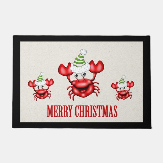 Kerst Krabdeurmat Deurmat (Voorkant)