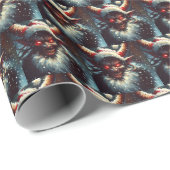 Kerst Krampus 1 Cadeaupapier (Rol Hoek)