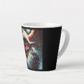 Kerst Krampus 1 Latte Mok (Rechterhoek)
