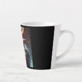 Kerst Krampus 1 Latte Mok (Rechts)