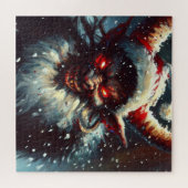 Kerst Krampus (1) Legpuzzel (Horizontaal)