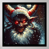Kerst Krampus 1 Poster (Voorkant)