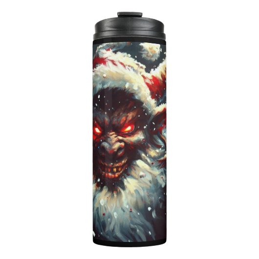 Kerst Krampus 1 Thermosbeker (Voorkant)