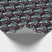 Kerst Krampus 2 Cadeaupapier (Hoek)