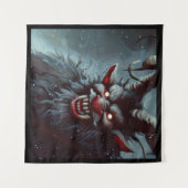 Kerst Krampus 2 Wandkleed (Voorkant (horizontaal))