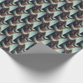 Kerst Krampus 3 Cadeaupapier (Hoek)