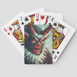 Kerst Krampus (3) Pokerkaarten