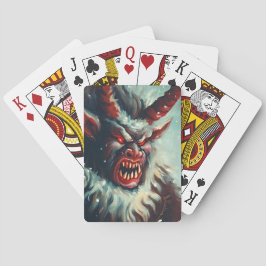 Kerst Krampus (3) Pokerkaarten (Achterkant)