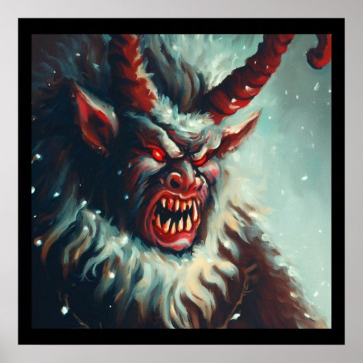 Kerst Krampus 3 Poster (Voorkant)