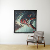 Kerst Krampus 3 Wandkleed (In Situ (horizontaal))