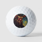 Kerst Krampus (4) Golfballen (Voorkant)