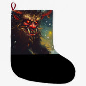 Kerst Krampus 4 Grote Kerstsok (Voorkant)
