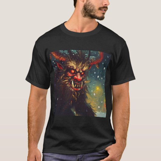 Kerst Krampus 4 T-shirt (Voorkant)