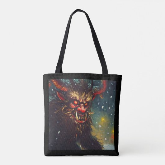 Kerst Krampus 4 Tote Bag (Achterkant)