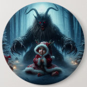 Kerst Krampus Button (Voorkant)