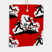 kerst krampus keramisch ornament (Rechts)