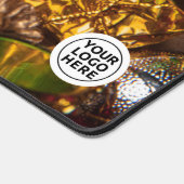 Kerst krans kat bureau mat Muismat (Hoek)