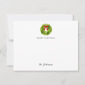 Kerst Krans Notitiekaartje (Voorkant)