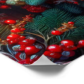 Kerst krans Poster (Hoek)