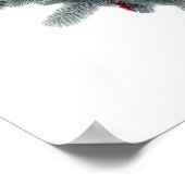 Kerst krans Poster (Hoek)