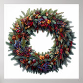 Kerst krans Poster (Voorkant)