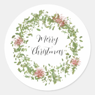 Kerst krans Sticker | Ontwerp 1