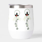 Kerst krans wijn tumbler (Rechts)