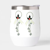 Kerst krans wijn tumbler (Links)