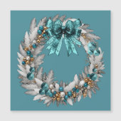 Kerst Kransen Magnetische Kaart (Voorkant)