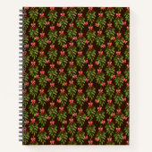 Kerst Kransjes - Notebook met brede rijen Notitieboek (Voorkant)