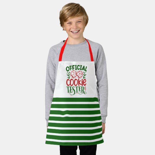 Kerst Krentenkoek Tester Schort (Gedragen)