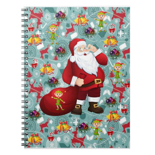 Kerst Kringloeschriftboek Notitieboek (Voorkant)