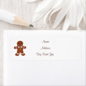 Kerst Kruidkoek Adreslabels Etiket (Insitu)