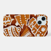 Kerst Kruidkoek Biscuits iPhone 15 Case (Achterkant horizontaal)