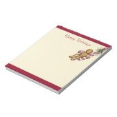Kerst Kruidkoek Briefpapier Notitieblok (Linkerzijde)